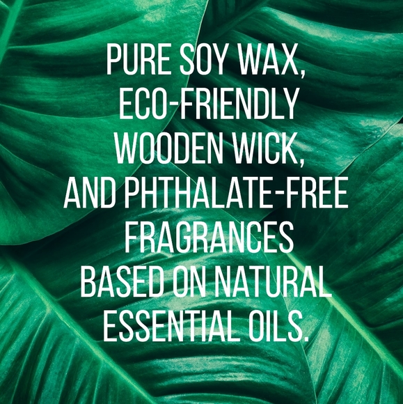 Pumpkin Spice Latte Soy Wax Candle w/ Wood Wick and Botanicals - Picture 8 of 12